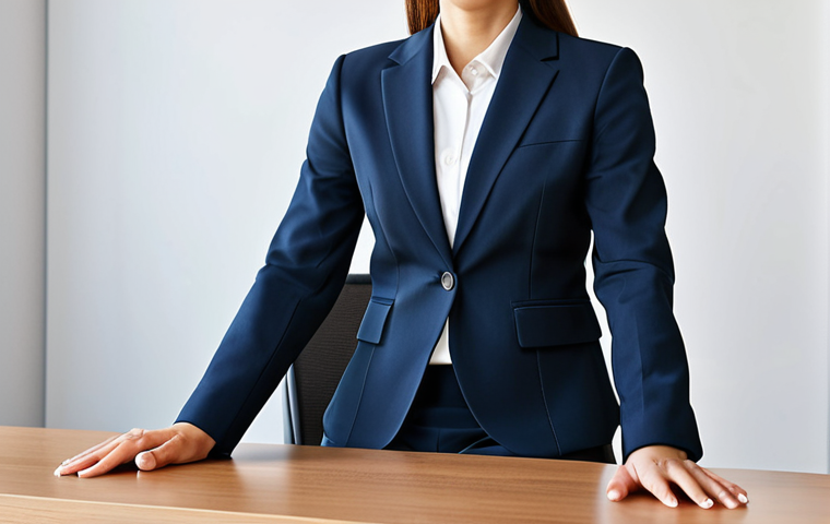 **

"A professional businesswoman in a modest business suit, sitting at a desk in a modern office, fully clothed, appropriate attire, safe for work, perfect anatomy, natural proportions, professional photography, high quality."

**